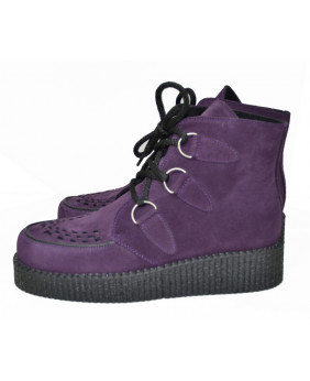 purple high top shoes