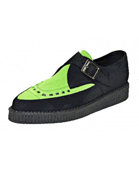 lime green suede shoes
